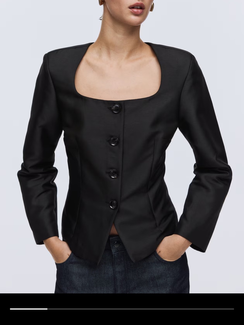 H&M Square Neck Jacket